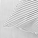 Pościel bawełniana „Grey stripe“. Pościel bawełniana, 140x200 cm