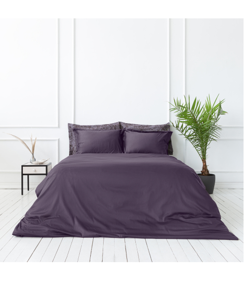 Pościel satyna bawełniana PREMIUM „Mauve“. Pościel Satynowa Premium