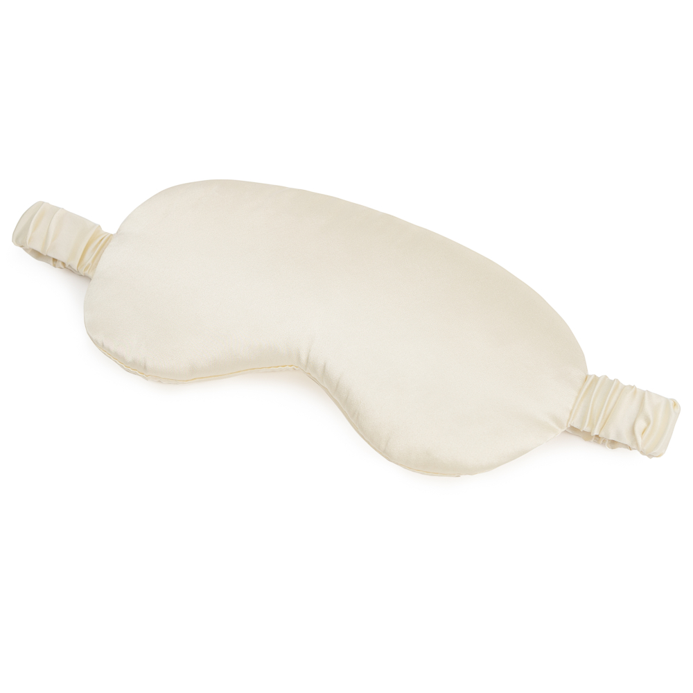 Jedwabna opaska na oczy "Cream". Biżuteria