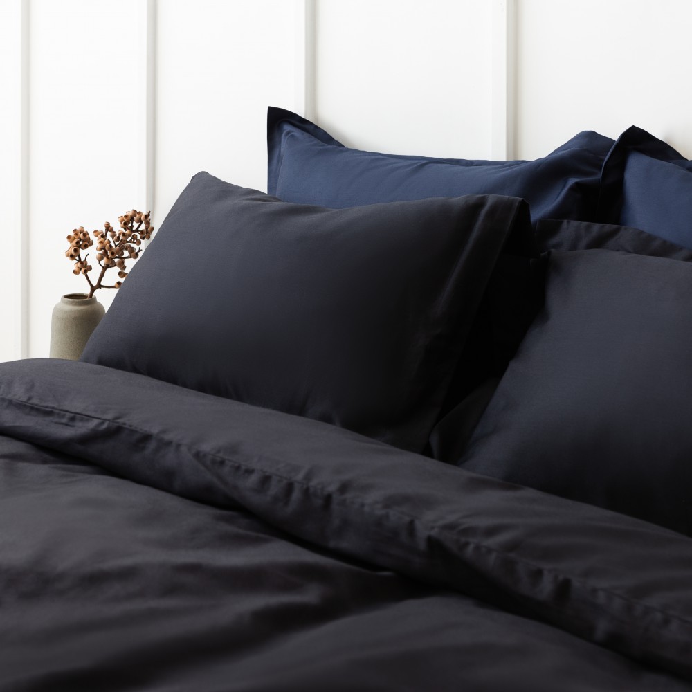 Premium satynowa poszewka na poduszkę "Midnight". Poszewka na poduszkę 50x70