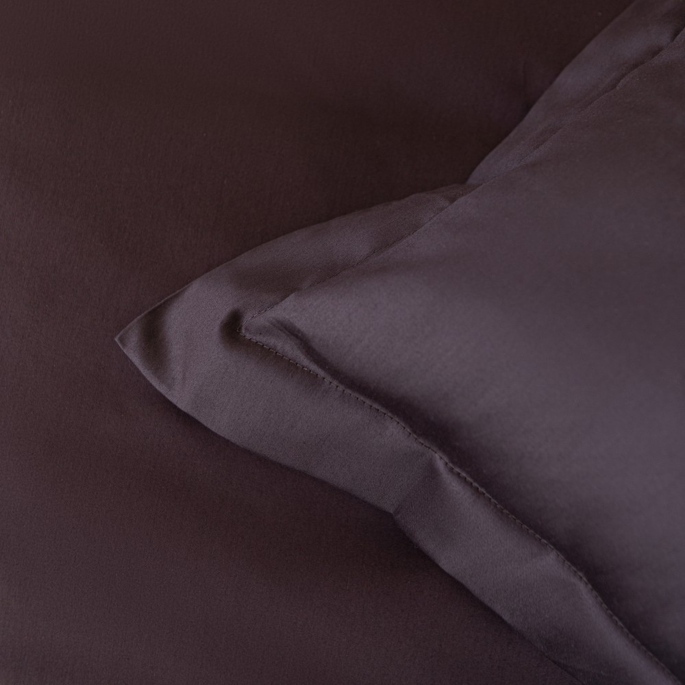 Premium satynowa poszewka na poduszkę "Chocolate". Poszewka na poduszkę 50x70