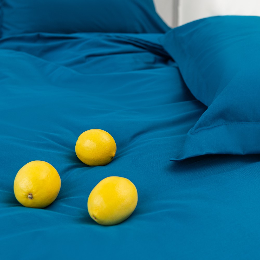 Premium satynowa poszewka na poduszkę "Turquoise"