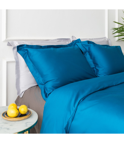 Premium satynowa poszewka na poduszkę "Turquoise"