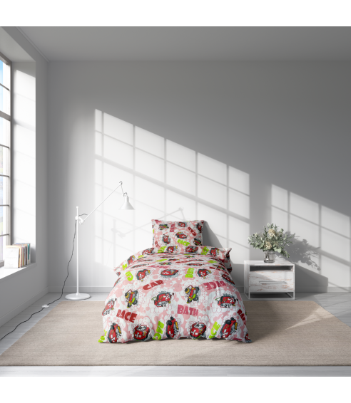 Pościeli dziecięcej "Bath red". Pościel Dla Dzieci