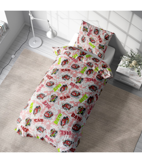 Pościeli dziecięcej "Bath red". Pościel Dla Dzieci