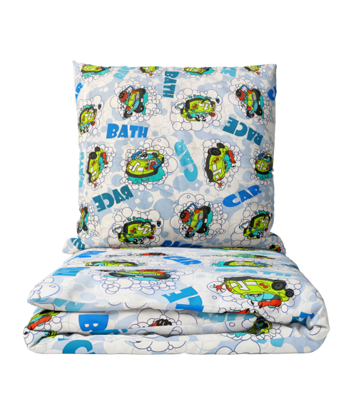 Pościeli dziecięcej "Bath blue". Pościel dla niemowląt
