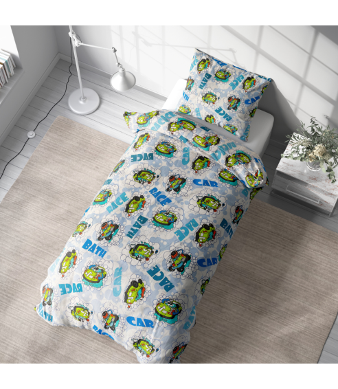 Pościeli dziecięcej "Bath blue". Pościel dla niemowląt