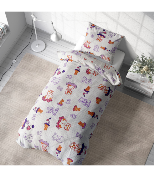 Pościeli dziecięcej "Violet bears". Pościel Dla Dzieci