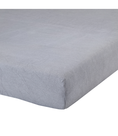 Prześcieradło frotte z gumą „Grey“. Prześcieradło z gumką 90x200