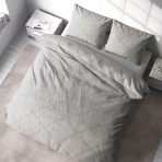 Kora komplet pościeli "Grey Floro". Komplety pościeli 200x200, 200x200 cm, 200x220 cm