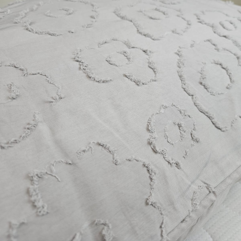 Kora komplet pościeli "Grey Floro". Komplety pościeli 200x200, 200x200 cm, 200x220 cm