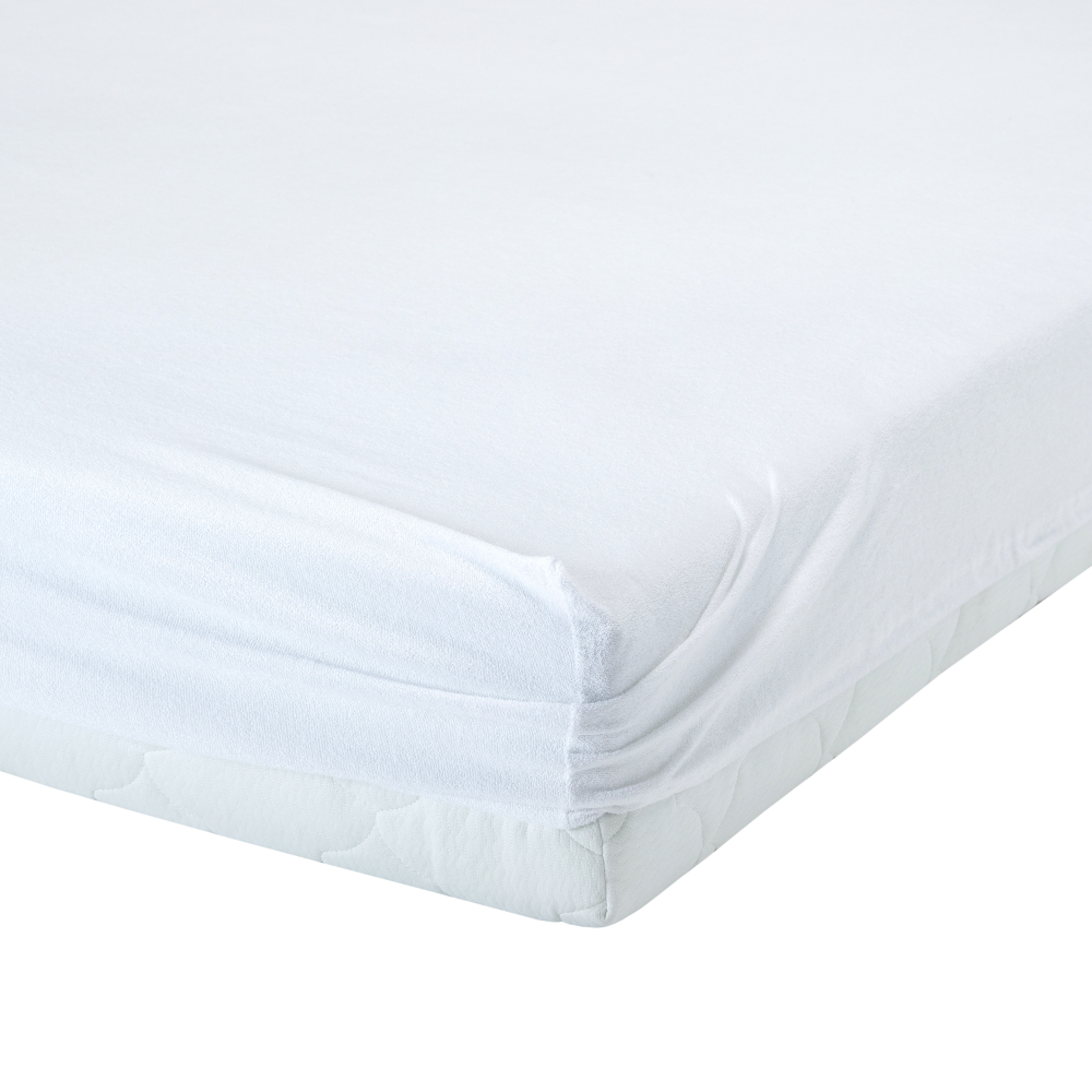 Prześcieradło frotte z gumą „White“. Prześcieradła z gumą, 90x200 cm, 140x200 cm, 160x200 cm, 220x200 cm