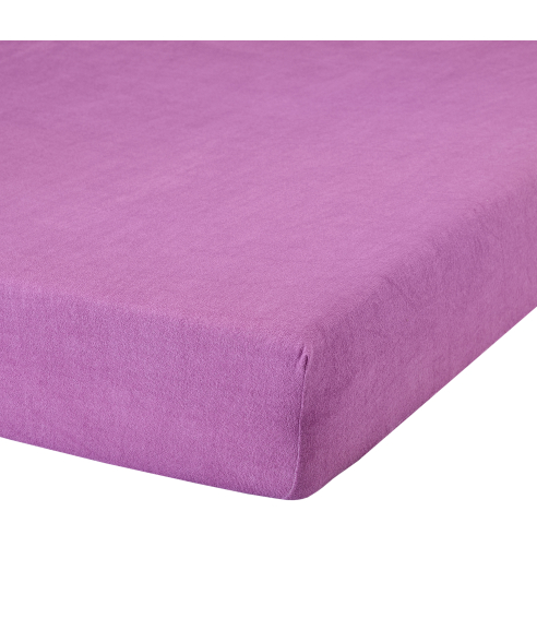 Prześcieradło frotte z gumą „Lilac“