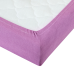 Prześcieradło frotte z gumą „Lilac“, 90x200 cm, 160x200 cm, 180x200 cm, 220x200 cm