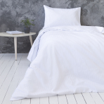 Pościel satyna bawełniana PREMIUM "Stripe 1 cm“. Pościel Satynowa Premium, 140x200 cm