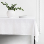 Obrus „Linen white“. Lniane obrusy, 140x200 cm, 140x240 cm, 140x300 cm Obrus „Linen white“. Lniane obrusy, 140x200 cm, 140x240 cm, 140x300 cm