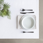 Obrus „Linen white“. Lniane obrusy, 140x200 cm, 140x240 cm, 140x300 cm Obrus „Linen white“. Lniane obrusy, 140x200 cm, 140x240 cm, 140x300 cm