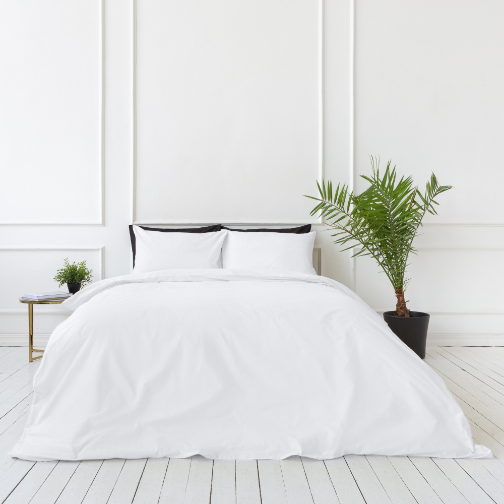 Pościel satyna bawełniana PREMIUM „White“. Pościel Satynowa Premium, 140x200 cm, 200x200 cm, 200x220 cm
