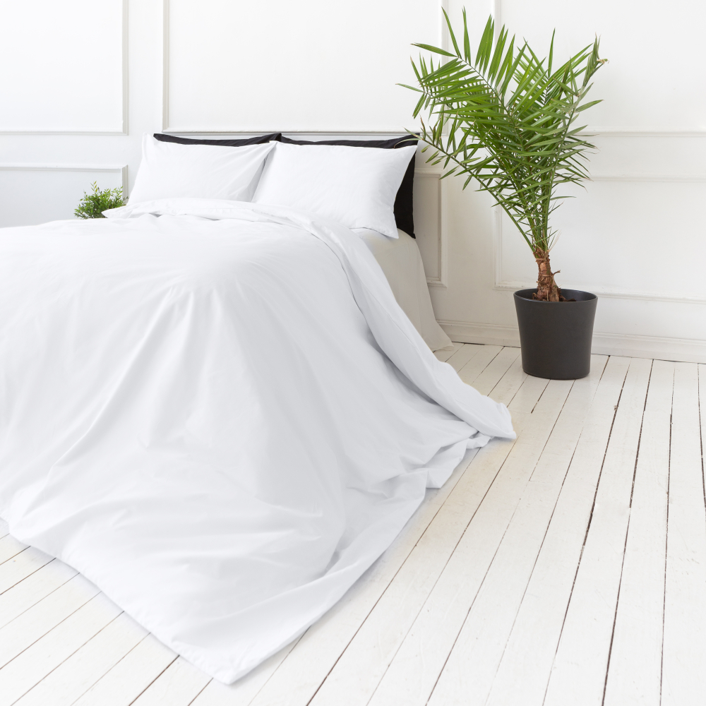 Pościel satyna bawełniana PREMIUM „White“. Pościel Satynowa Premium, 140x200 cm, 200x200 cm, 200x220 cm