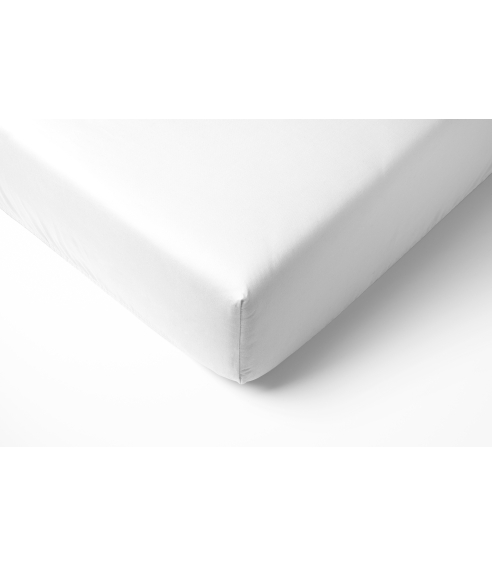 Prześcieradło Satynowe z gumką „Classic White“. Prześcieradła z gumą