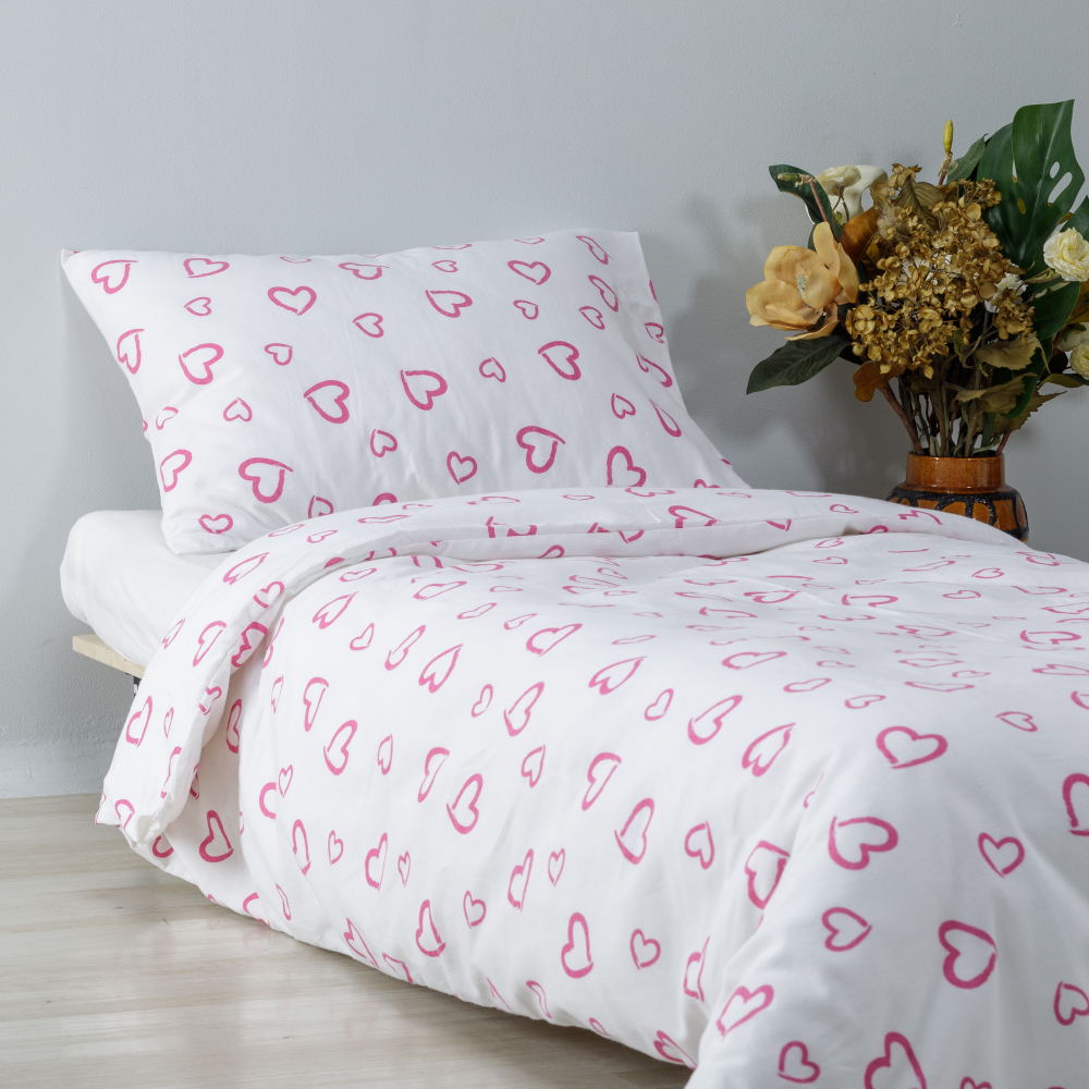 Pościel dla niemowląt "Pink love". Pościel dla niemowląt, 140x200 cm