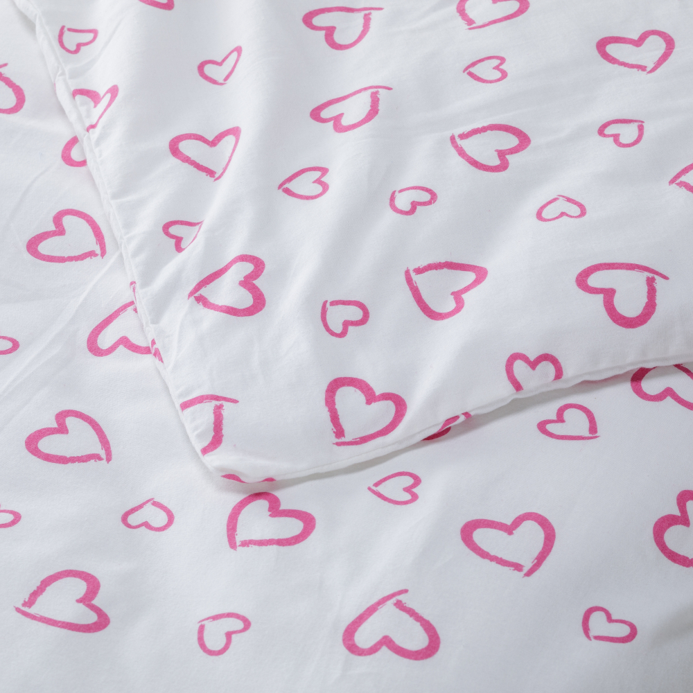 Pościel dla niemowląt "Pink love". Pościel dla niemowląt, 140x200 cm