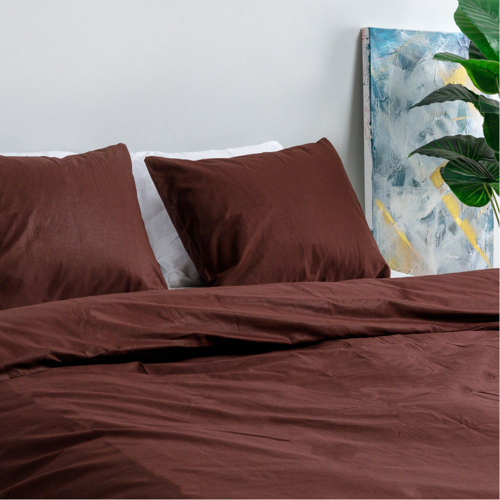 Pościel bawełniana „Classic rust“. Pościel bawełniana, 140x200 cm