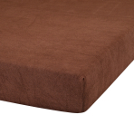 Prześcieradło frotte z gumą „Brown“, 90x200 cm, 160x200 cm, 180x200 cm