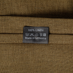 Obrus „Linen brown“. Lniane obrusy, 140x140 cm, 140x300 cm