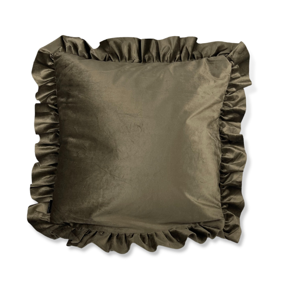Poszewka dekoracyjna "Green Ruffle". Poszewki dekoracyjne