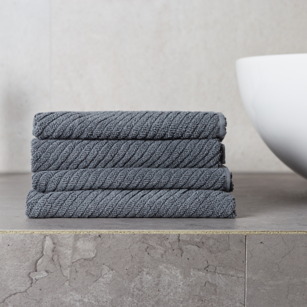 Ręcznik łazienkowy „Dark grey“. Ręczniki