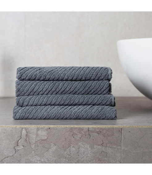Ręcznik łazienkowy „Dark grey“. Ręczniki