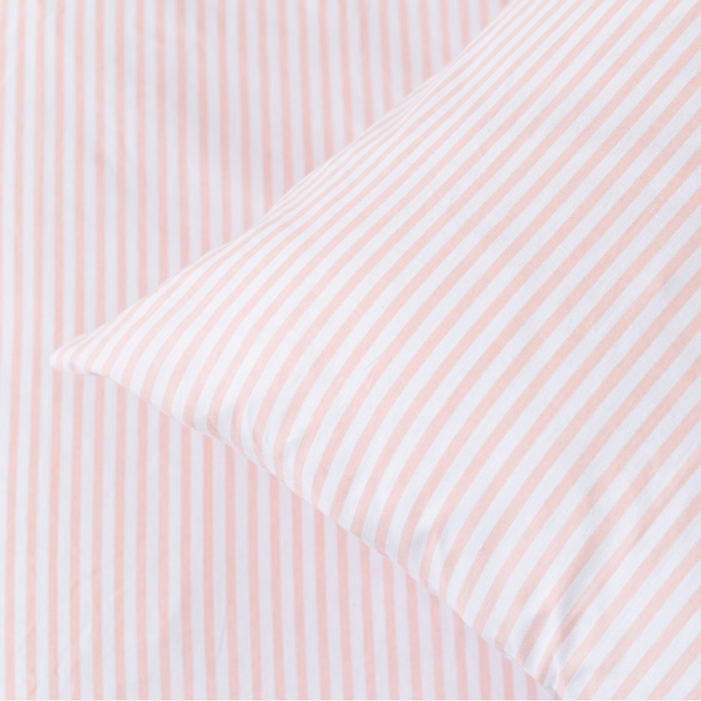 Pościel bawełniana „Rose stripes“. Pościel bawełniana, 140x200 cm
