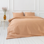 Pościel bawełniana „Classic orange“. Pościel bawełniana, 140x200 cm