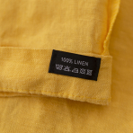 Pościel lniana „Linen yellow“. Pościel Lniana, 140x200 cm