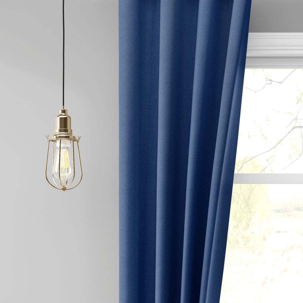 Zasłony nocne "Navy blue". Zasłony, 106x160 cm, 116x228 cm, 140x250 cm