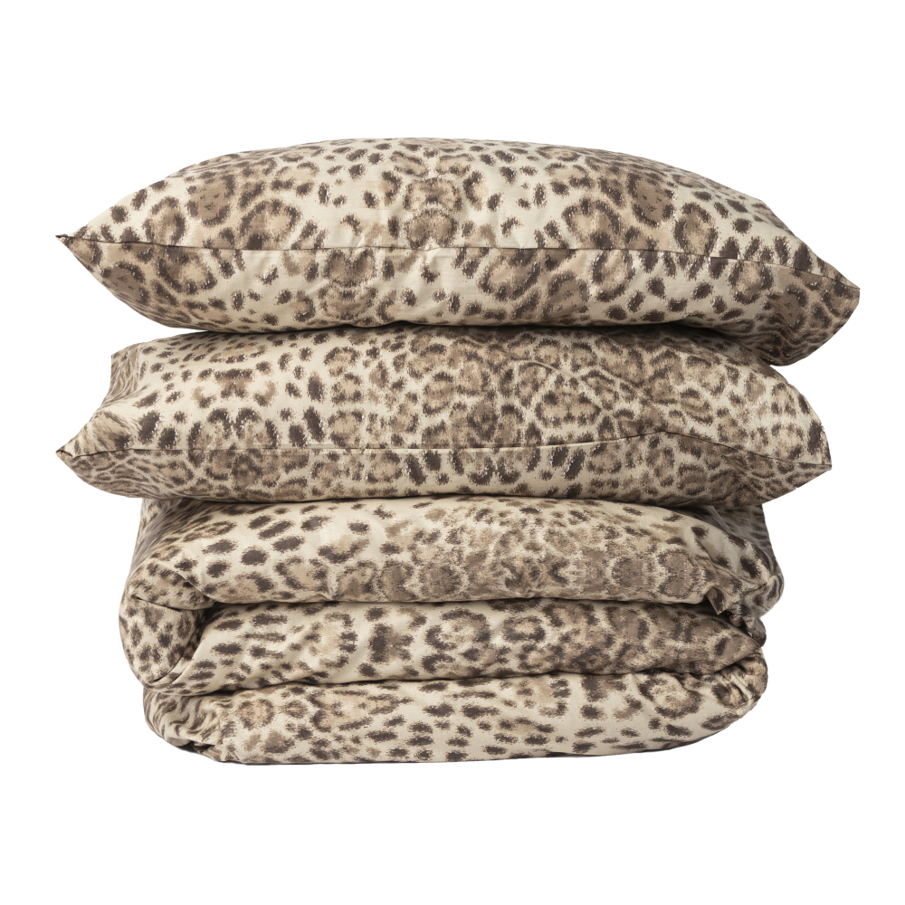 Pościel bawełniana „Leopard“. Pościel bawełniana, 140x200 cm, 160x200 cm, 200x200 cm, 200x220 cm