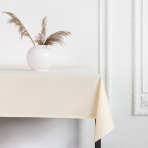 Obrus „Peachy square“. Obrusy bawełniane, 140x240cm, 140x300 cm