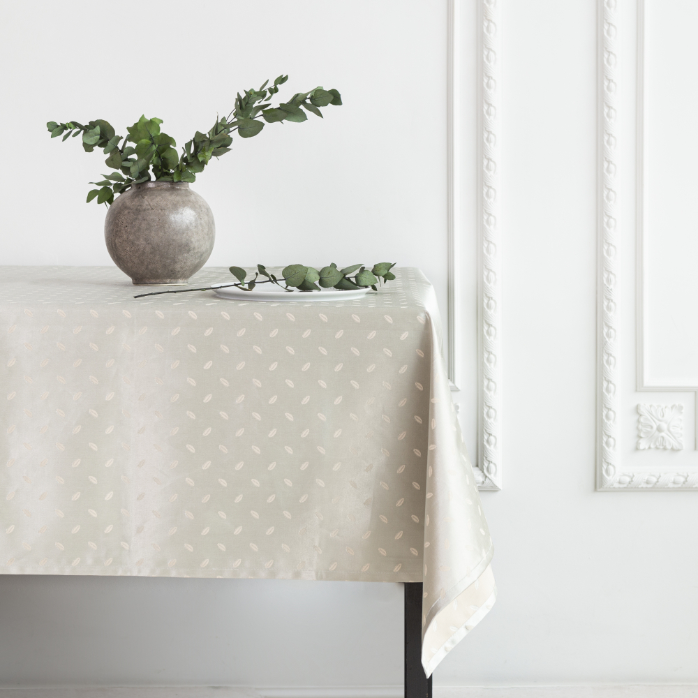 Obrus „Tea beans“. Obrusy bawełniane, 140x240 cm, 140x300 cm