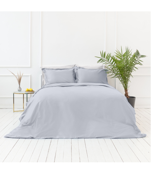 Pościel satyna bawełniana PREMIUM "Classic grey“. Pościel Satynowa Premium