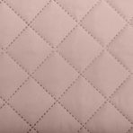 Narzuta „Peach Pink“. Pledy, 215x240 cm. Stylowa dwustronna narzuta na łóżko w brzoskwiniowym różu i szarości, dodająca odrobinę koloru i wyrafinowania do pościeli.