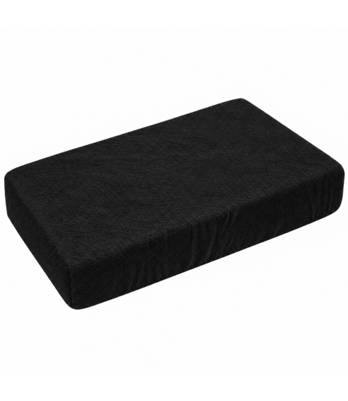 Prześcieradło frotte z gumą „Black frote“. Prześcieradło z gumką 90x200