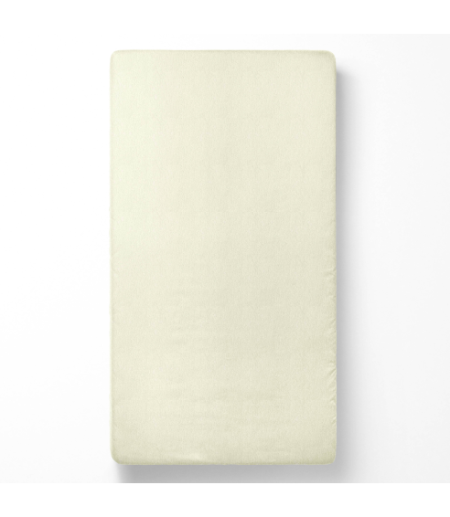 Prześcieradło frotte z gumą „Cream Terry sheet“. Prześcieradło z gumką 160x200