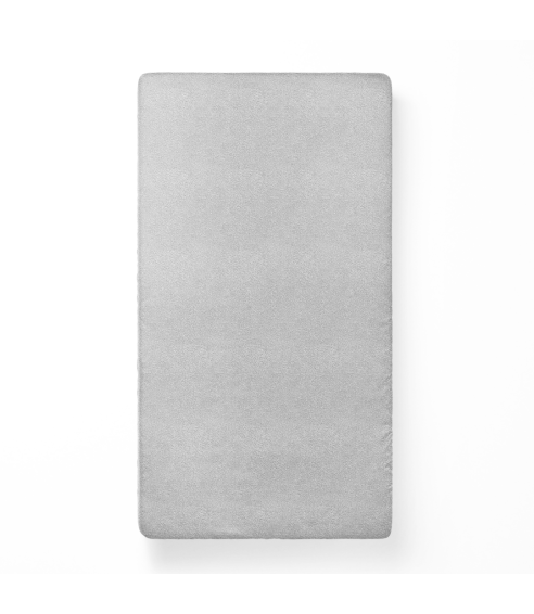 Prześcieradło frotte z gumą „Light Grey Terry sheet“. Prześcieradło z gumką 160x200