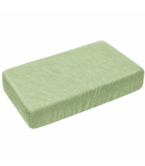 Prześcieradło frotte z gumą „Olive frote“. Prześcieradło z gumką 90x200