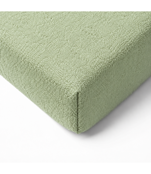 Prześcieradło frotte z gumą „Olive frote“. Prześcieradło z gumką 90x200