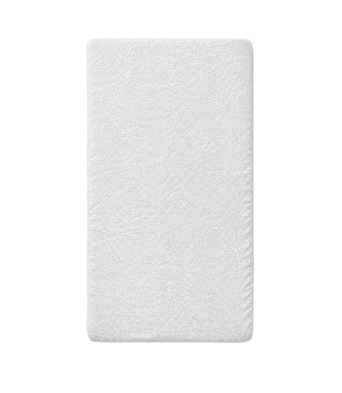 Prześcieradło frotte z gumą „White frote“. Prześcieradło z gumką 90x200