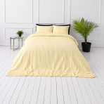 Komplet pościeli z kory „Kora Yellow'. Pościel jednokolorowa, 140x200 cm, 150x200 cm, 160x200 cm, 180x200 cm, 200x200 cm, 200x220 cm, 220x240 cm. Pościel w naturalnym odcieniu z dwoma poduszkami. Komplet pościeli z kory „Kora Yellow'. Pościel jednokolorowa, 140x200 cm, 150x200 cm, 160x200 cm, 180x200 cm, 200x200 cm, 200x220 cm, 220x240 cm. Pościel w naturalnym odcieniu z dwoma poduszkami.