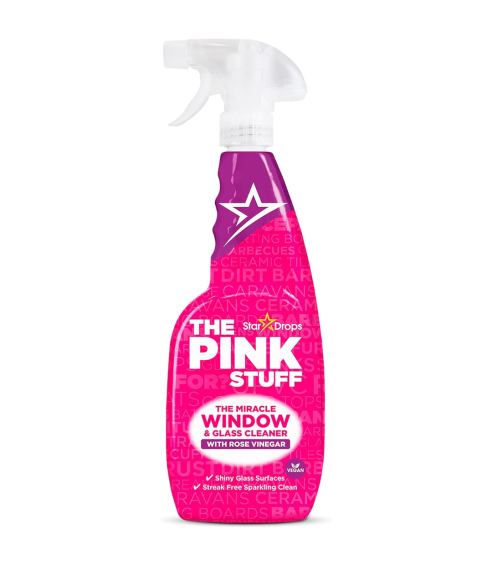 Płyn do szyb "Window spray The Pink Stuff". Środki czystości
