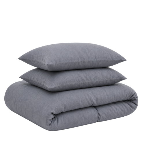Lniana pościel "Linen Grey oasis". Pościel Lniana